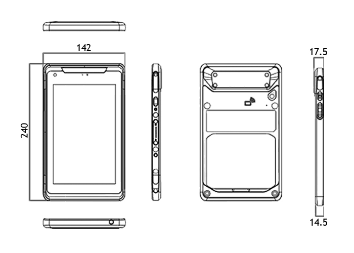 medical tablet TMT-4391-08 drawings