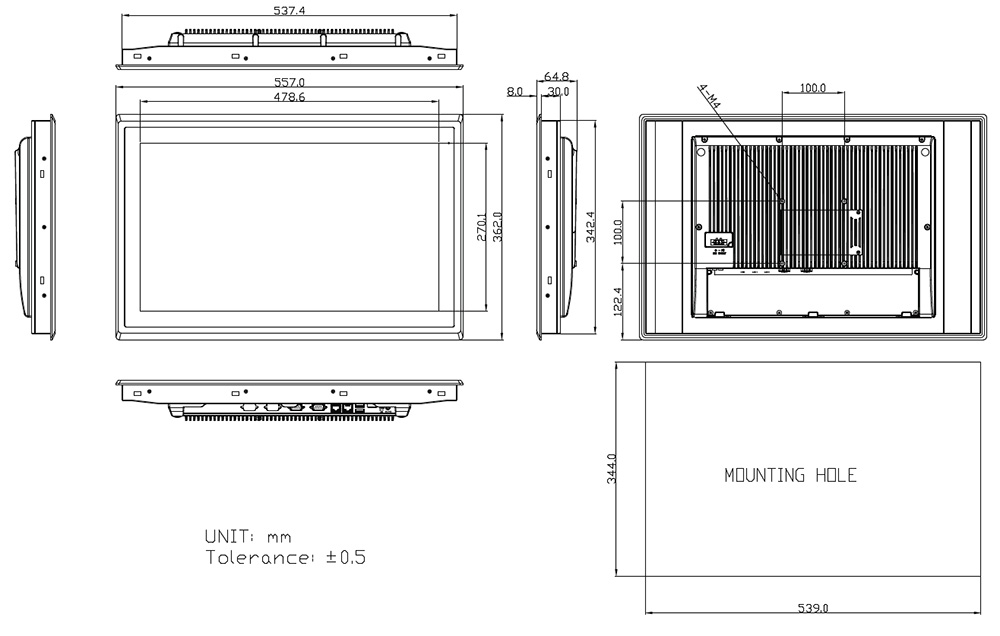 fanless industrial panel pc