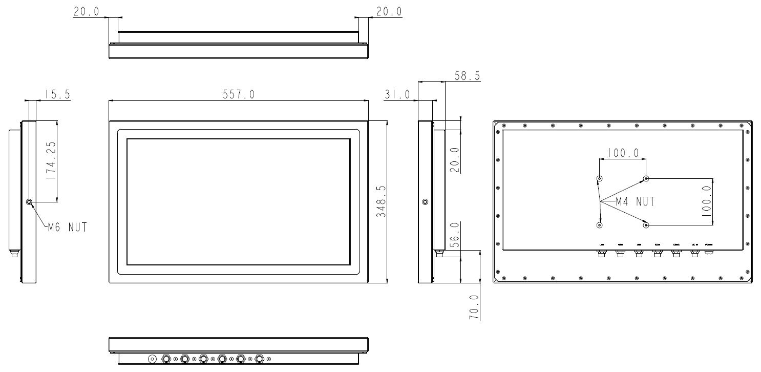 22" Waterproof Computer Technical Drawing