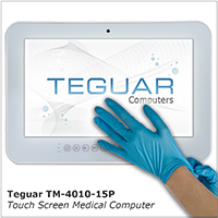 Teguar TM-4010-15P touch screen medical computer