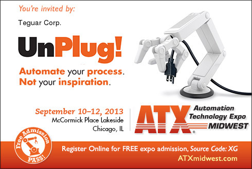 Teguar at the Automation Technology Expo, Sept. 10-22, 2013