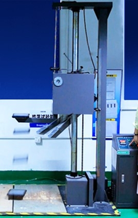 MIL-STD-810 transit drop test in progress