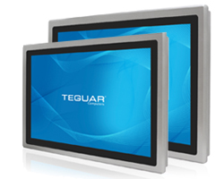 Zwei Größen der Teguar TP-5045 Touchscreen-Panel-Serie