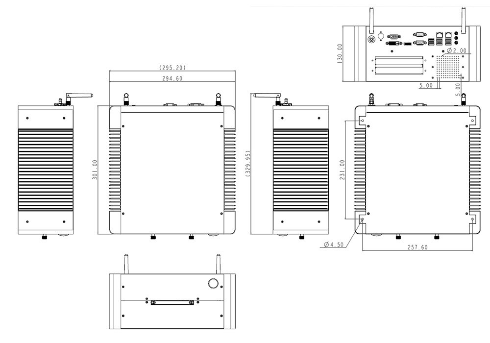 TMB-5710 tech drawing