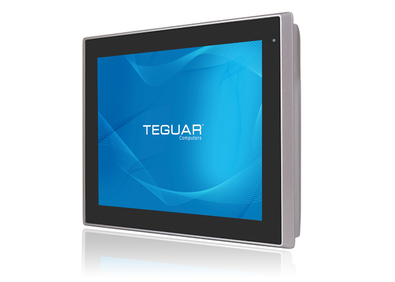 panel mount computer tp-5645-12 front angled