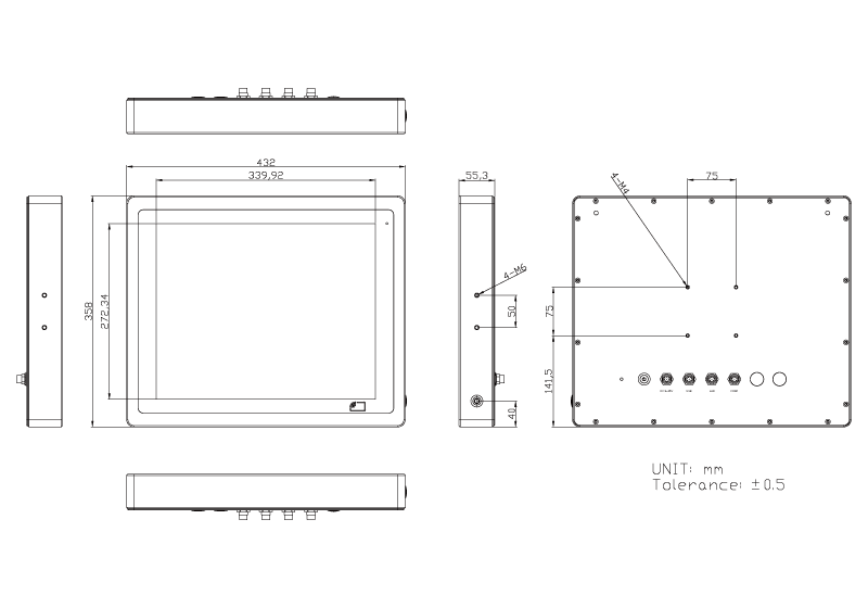 ts-5645 technical drawing