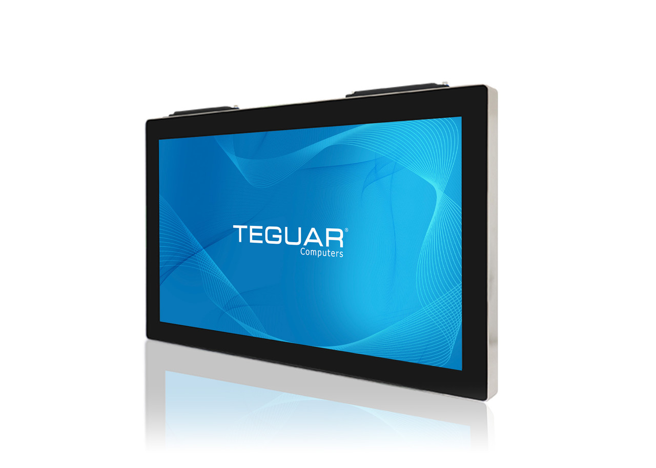 22" Stainless Steel Computer | TS-5945-22 Front Angled