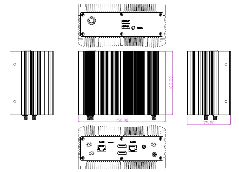 TB-5913 Technical Drawings