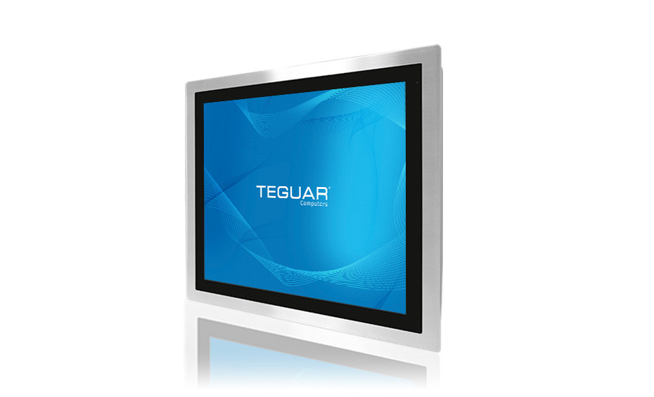 19" Waterproof Touchscreen Computer TSP-5645-19 Front Angle