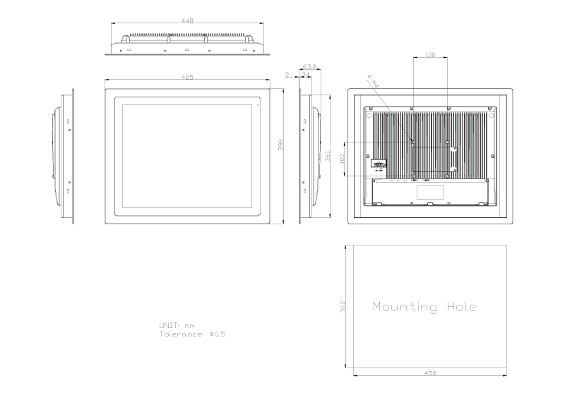TSP-5645-19 Technical Drawing