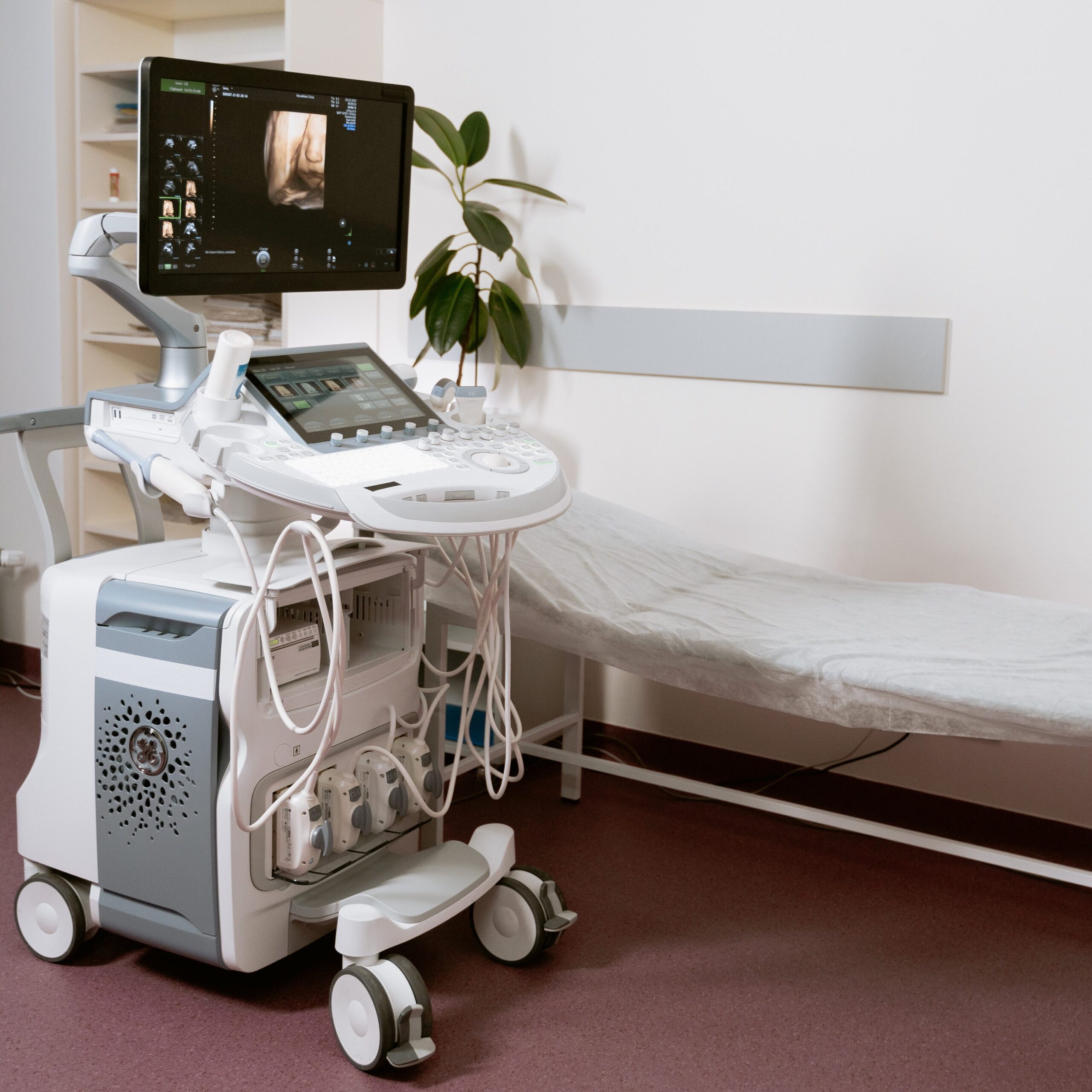 Computer on Wheels (COW) Bedside