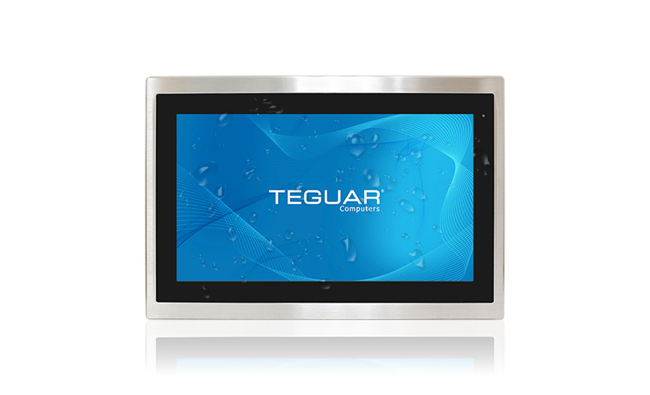 Wasserdichter Touchscreen-Computer Wassertropfen