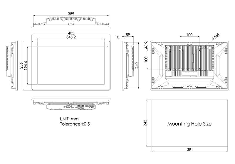 Tp-5945-16 Technical Drawing