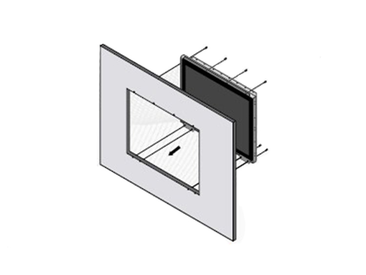 open frame panel pc diagram
