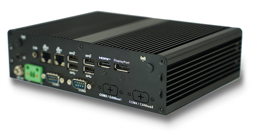 Industrial Edge Computer Power Side Right Angle