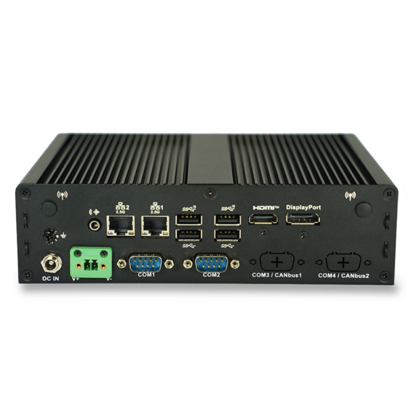 Industrial Edge Computer Power Side Top Angle Square