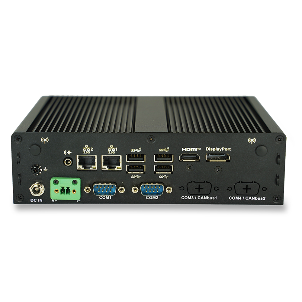 Industrial Edge Computer Power Side Top Angle Square