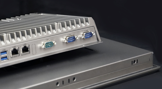 Industrie-Panel-PC Cornerstone Modulares Design Box hebt vom Monitor ab