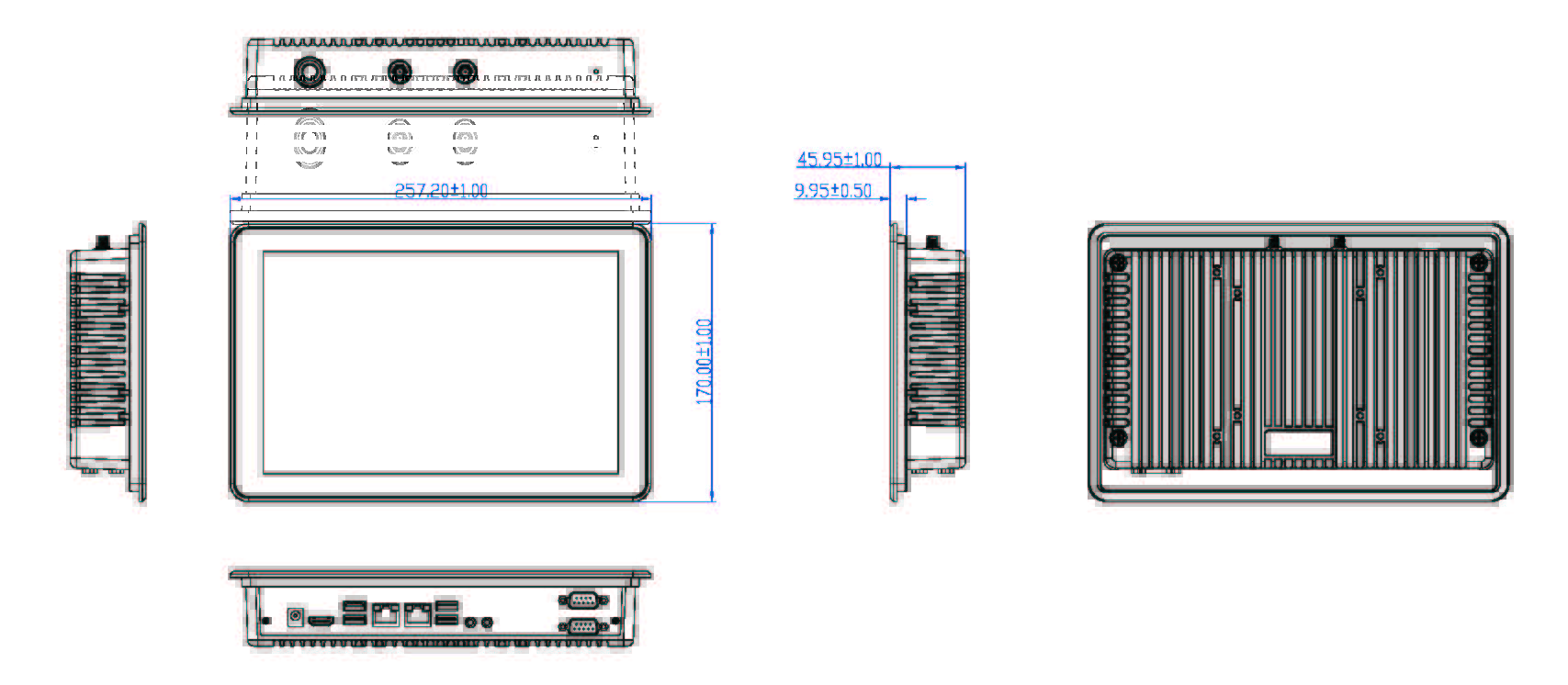 Mini Touch Screen Computer TP-4680-10 2D Drawing