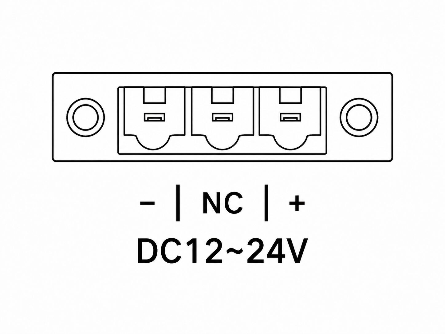 Pinnacle Connector schematic with polarity details