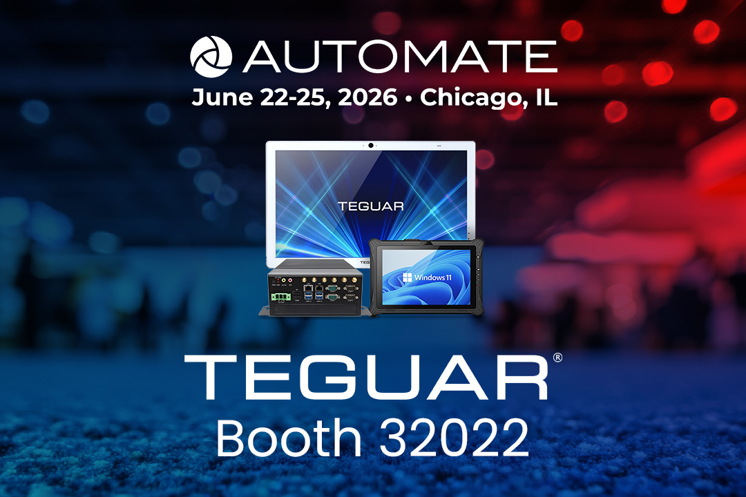 Automate June 22-25, Chicago, IL. Teguar Booth 32022