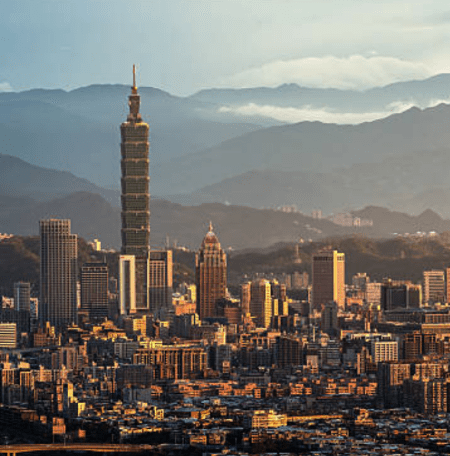 Taipei Taiwan skyline
