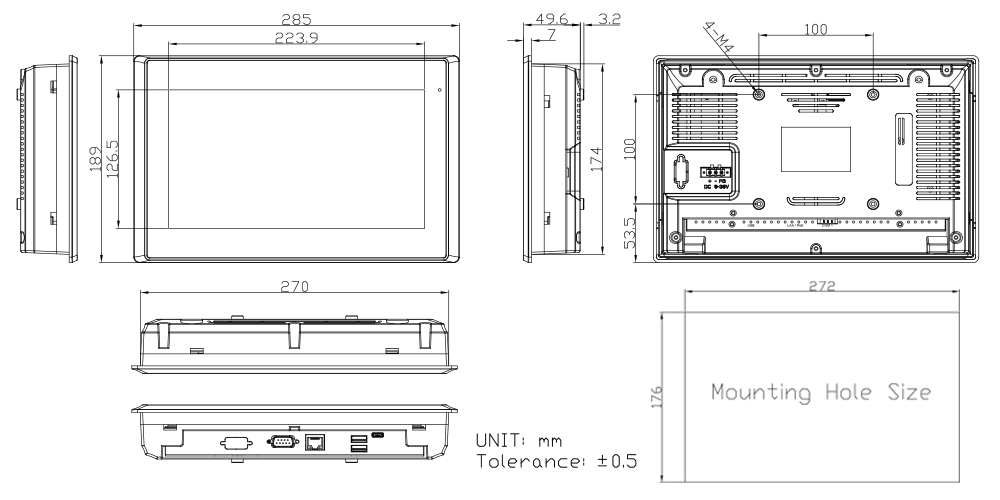 TP-A945-10 Technical Drawings