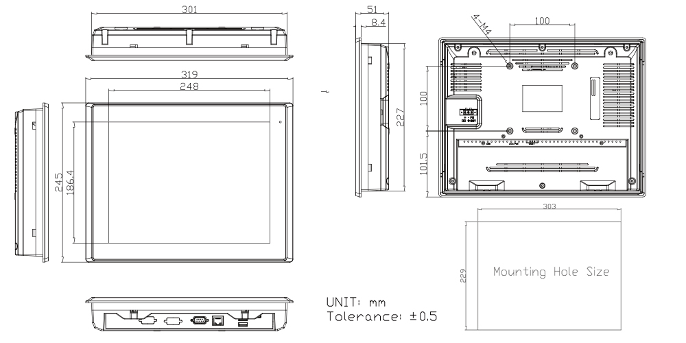 TP-A945-12 Technical Drawings
