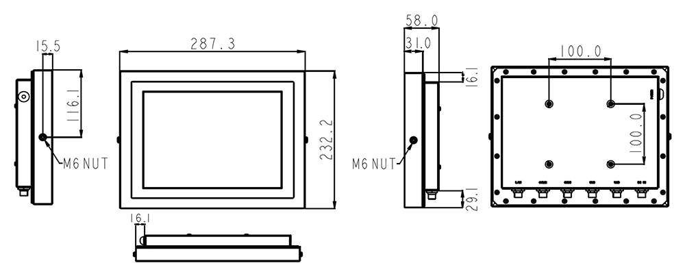 TS-4010-10 Technical Drawing