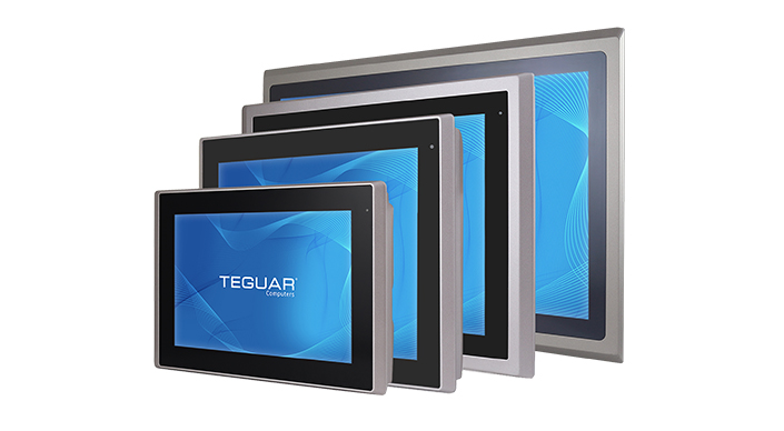 Four Teguar TD-45 Industrial monitors