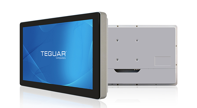 Front and back views of the Teguar TM-5040 medical monitor