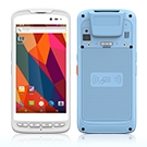 Front and back views of the Teguar TRH-A5380-05 rugged handheld device