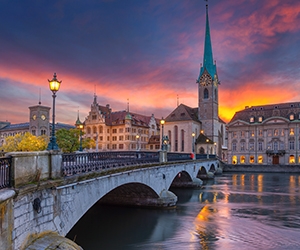 Zurich, Switzerland bridge