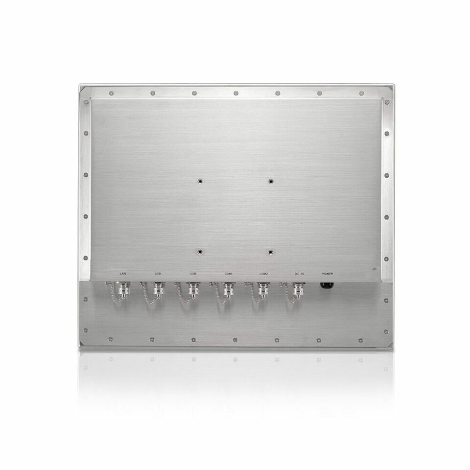 15" Stainless Steel Core i Computer back panel