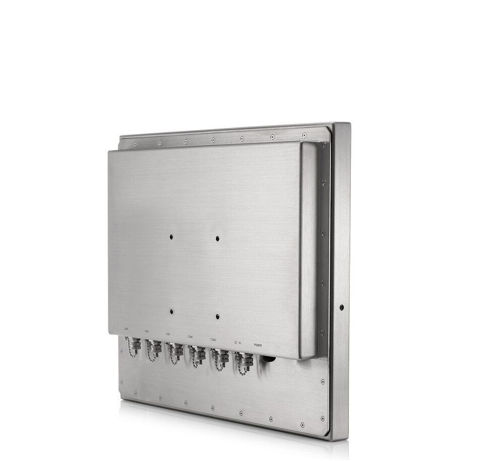 Stainless Steel Panel PC | TS-4810-19 Back Angled