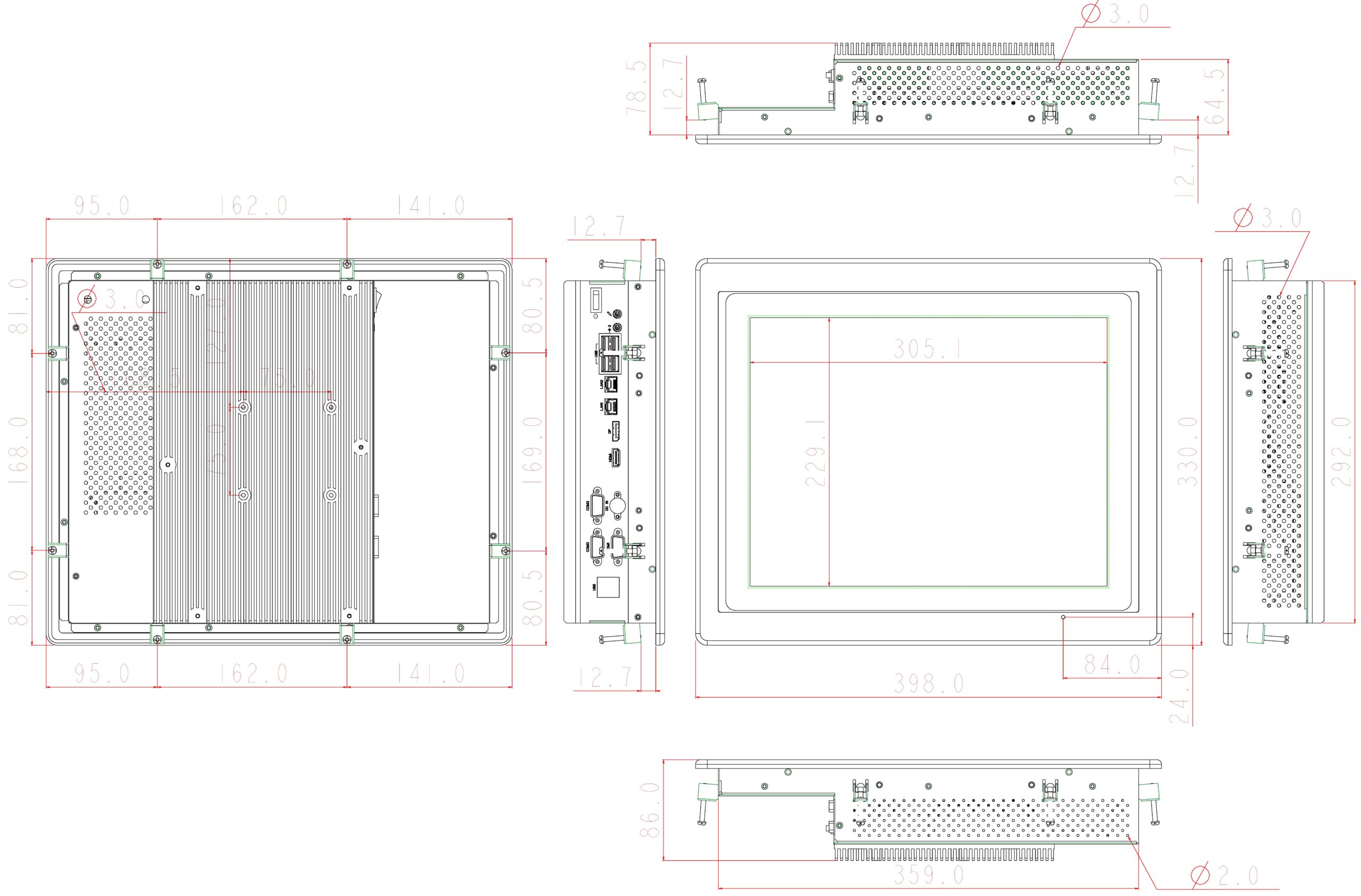TP-5610-15 Technical Drawing