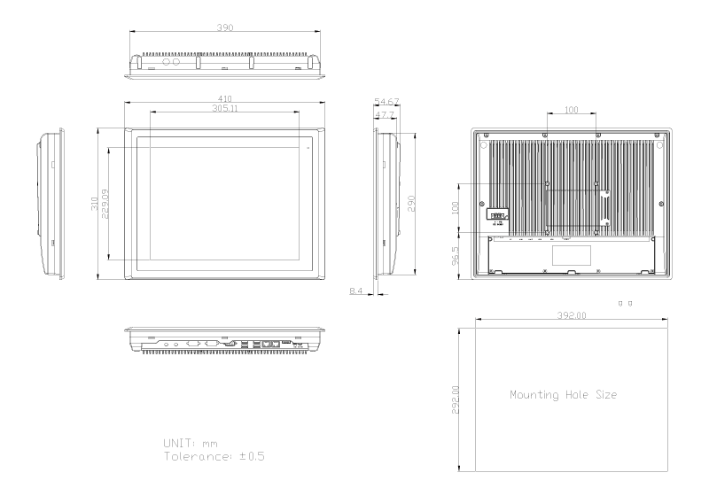 TP-4845-15 Technical Drawing