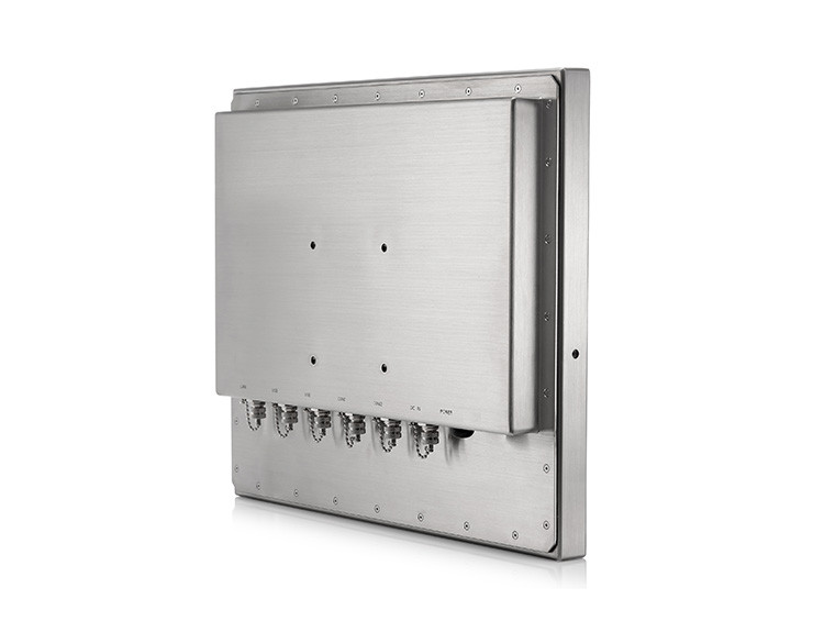 15" Stainless Steel Computer TS-7010-15 Back Angle