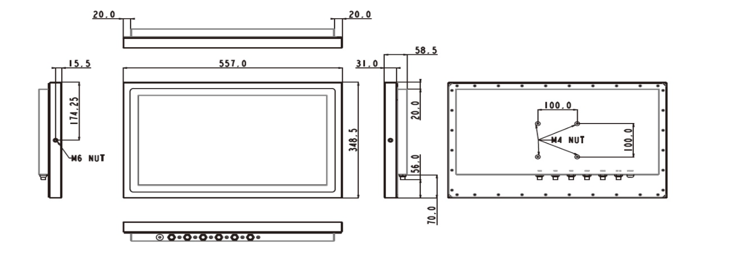 TS-7010-22 Technical Drawing