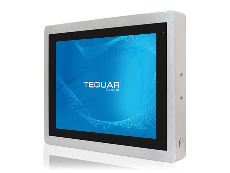 12" Waterproof Touch Screen Computer TS-4845-12 Front Angle