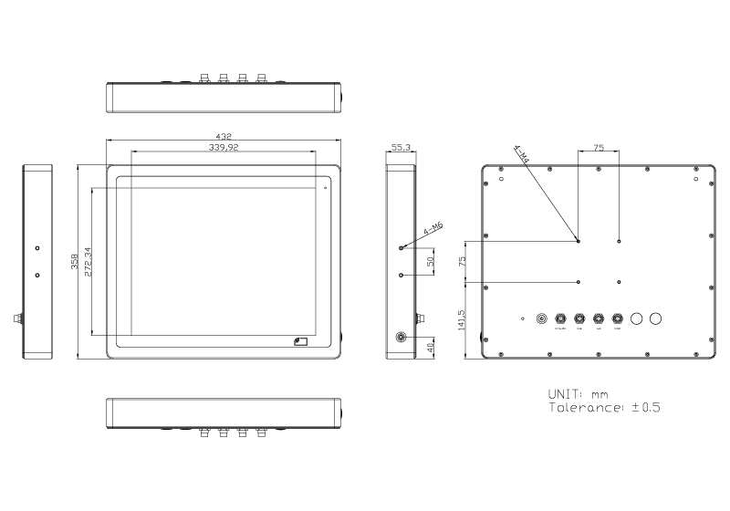 TS-4845-17 Technical Drawing