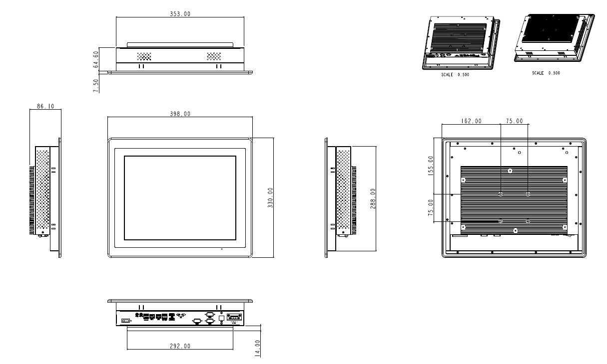 TP-7010-15 Technical Drawing