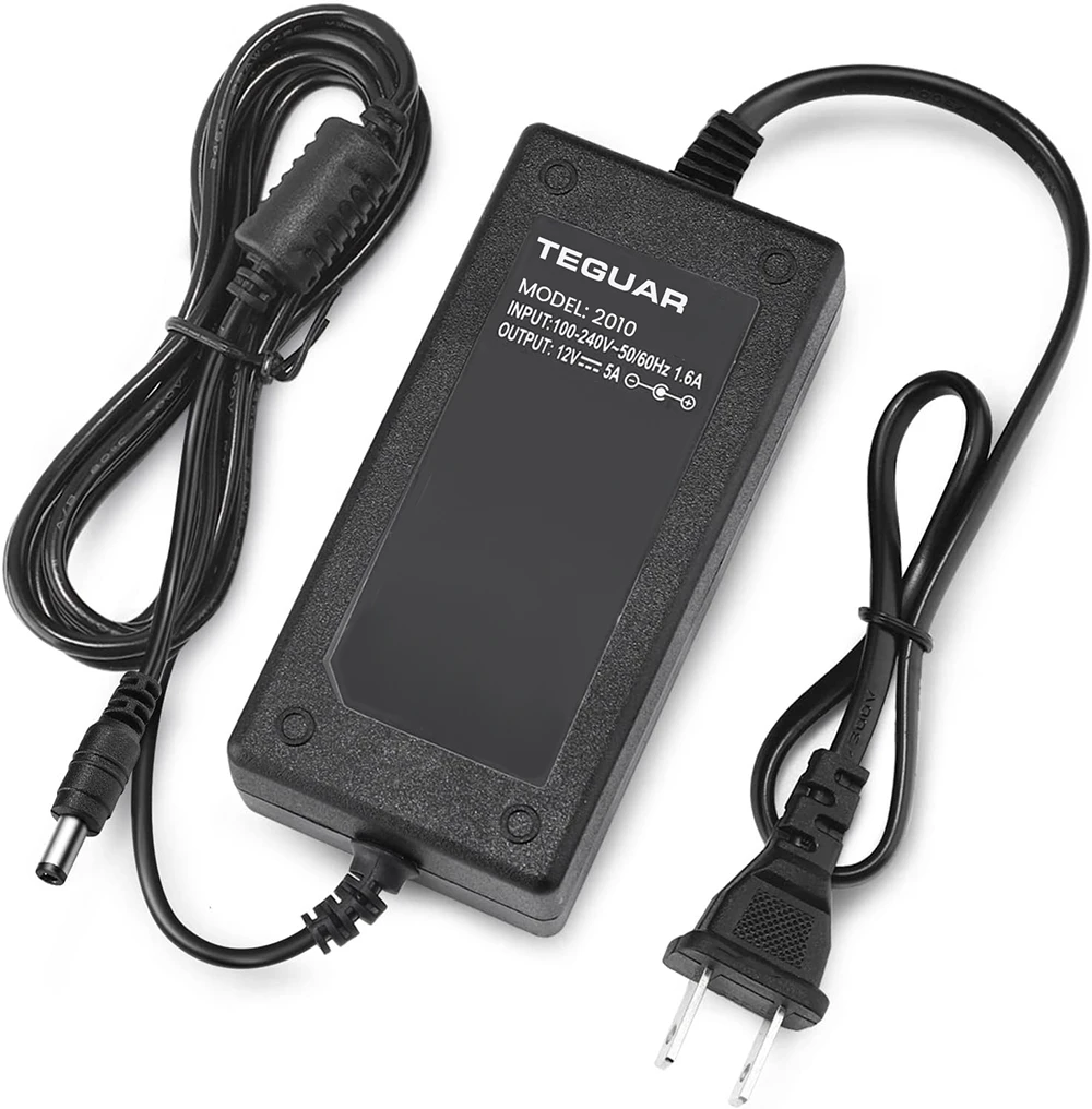 Power cable with external AC adapter