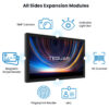 All sides expansion modules. Camera, Light bar, 2D Scanner, NFC, Fingerprint reader, Magnetic Stripe Reader