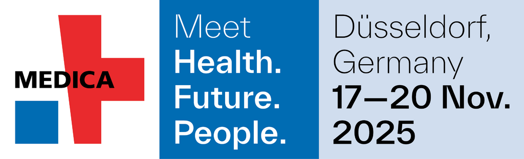 MEDICA. Meet health, future, people. Dusseldorf, Germany. November 17 through November 20, 2025