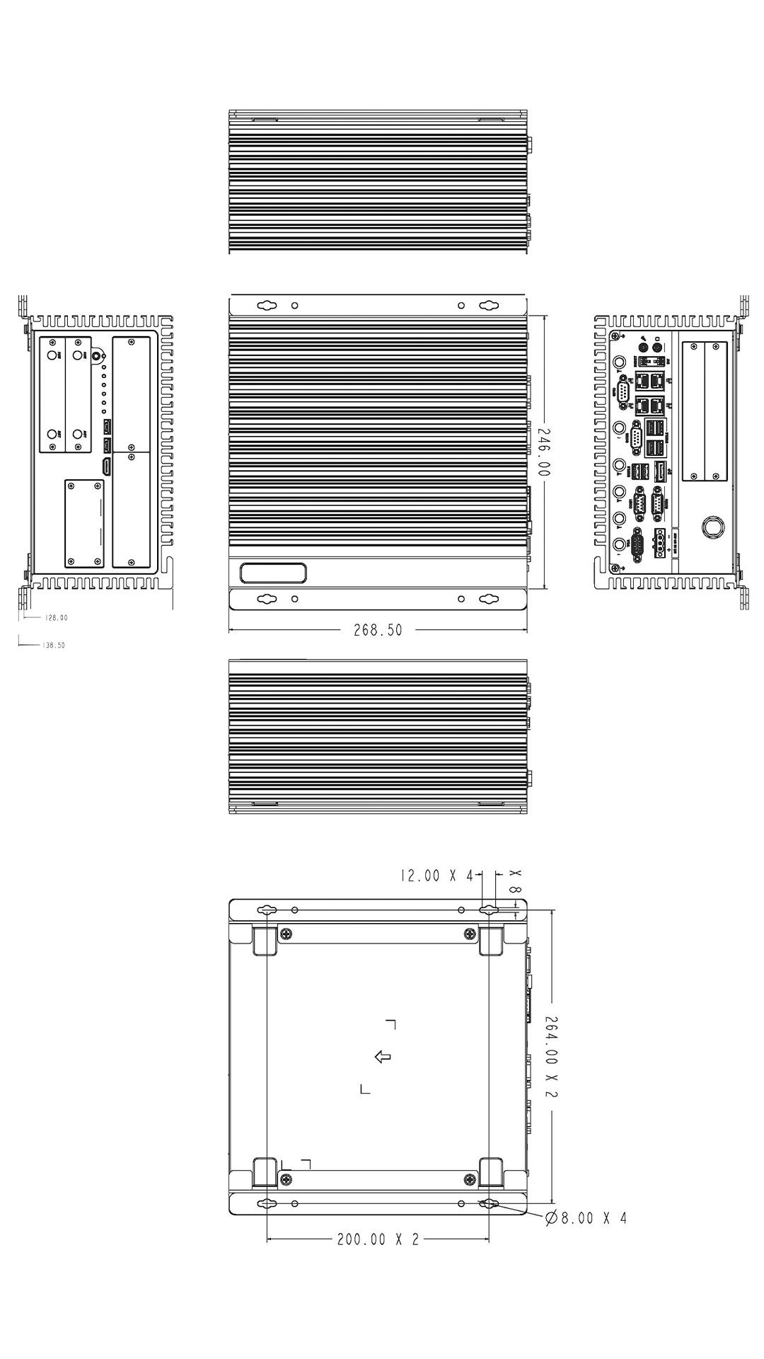 Regis TB-7393 2D Drawing