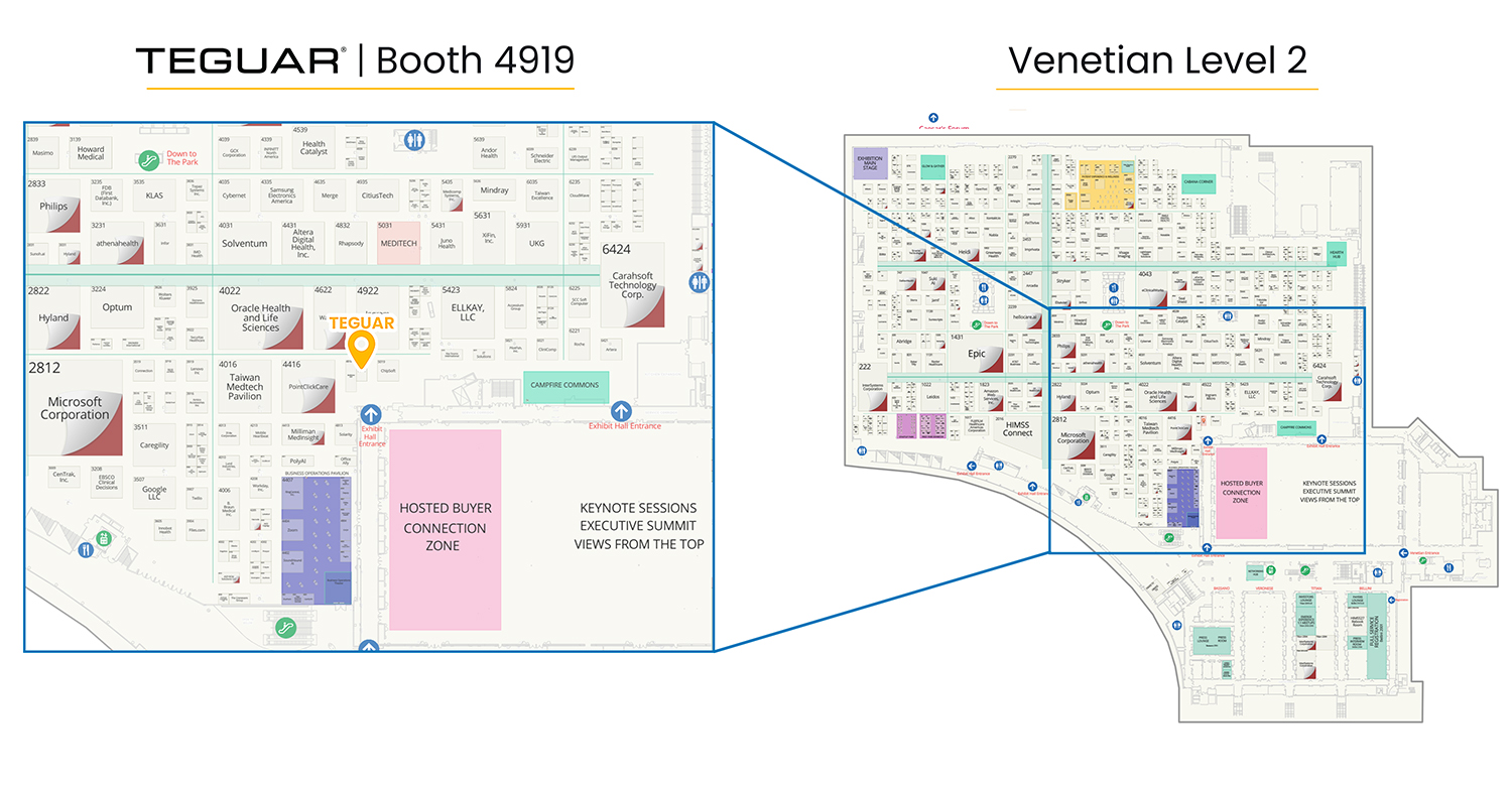 HIMSS26 Teguar Booth 4919 Venetian Level 2
