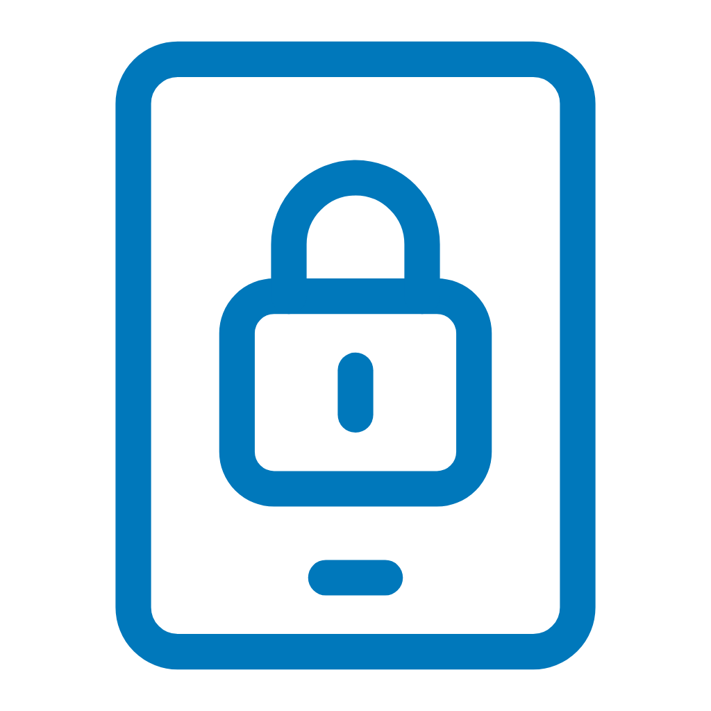 teguar icon blue lock