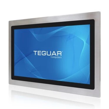22" Industrial Touch Screen PC Side View