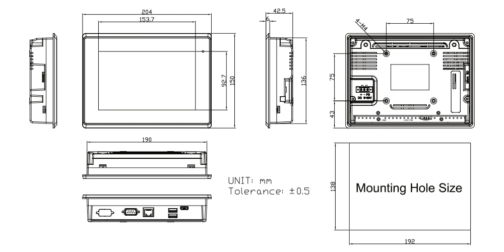 TP-A945-07 Technical Drawings